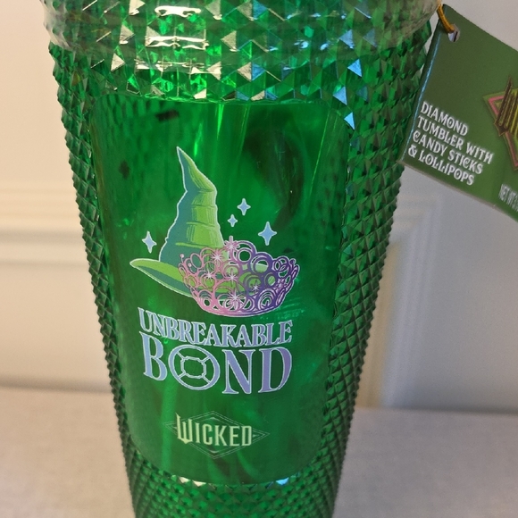 Wicked Tumbler with Straw, Candy Sticks & Lollipops - Picture 2 of 6